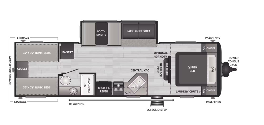 Hideout 290QB #8 - Bay to Beach RV Rentals